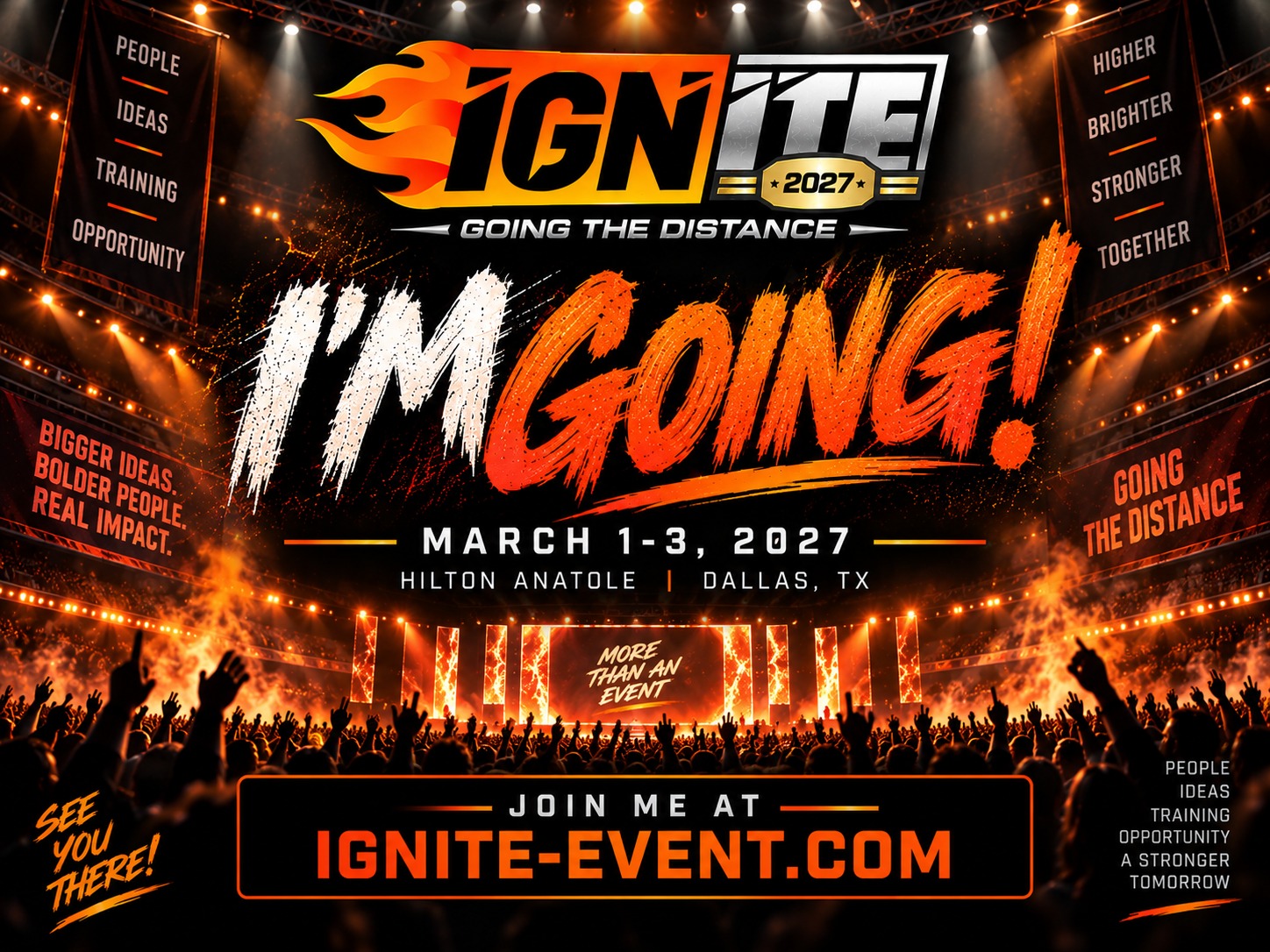 I'm going