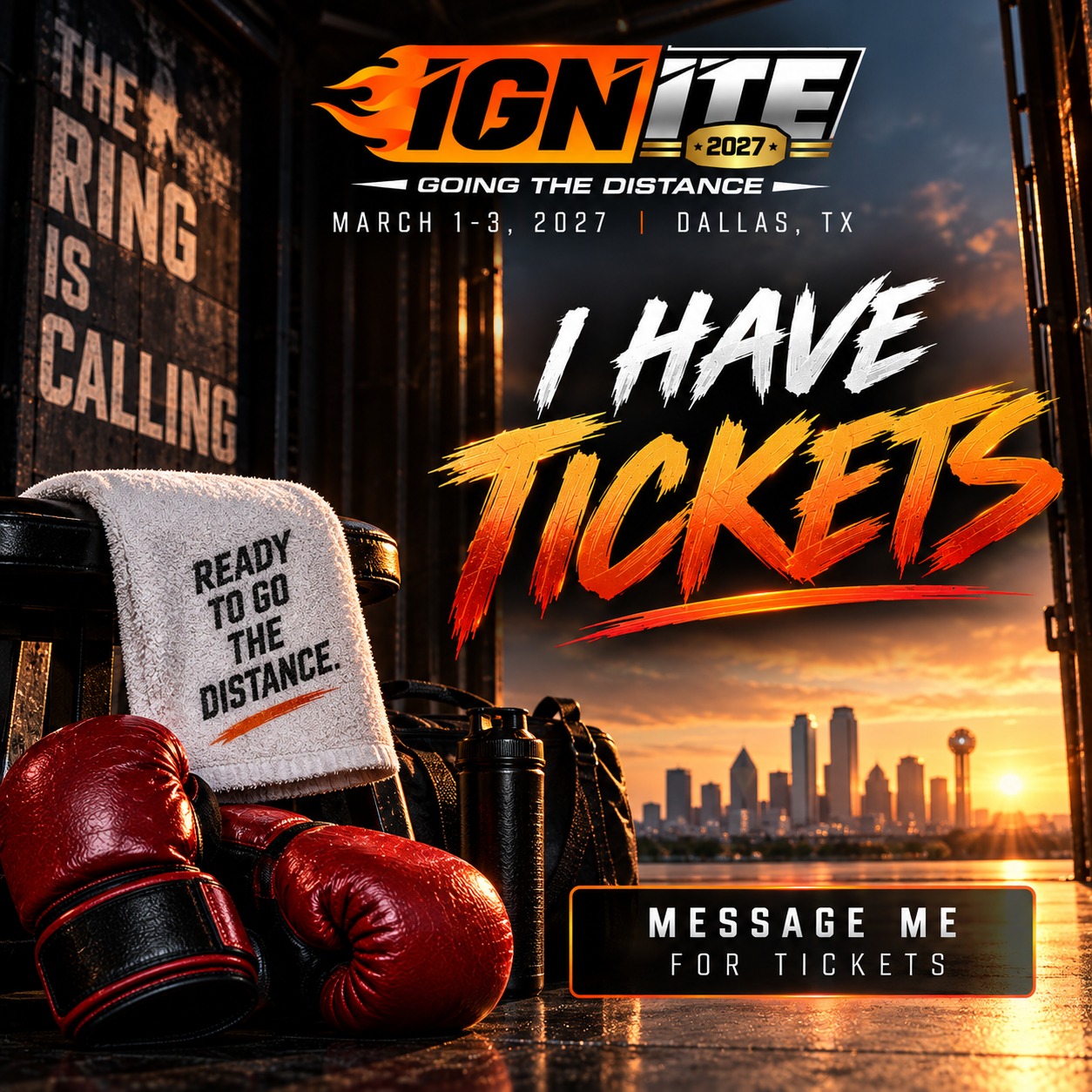 I have tickets