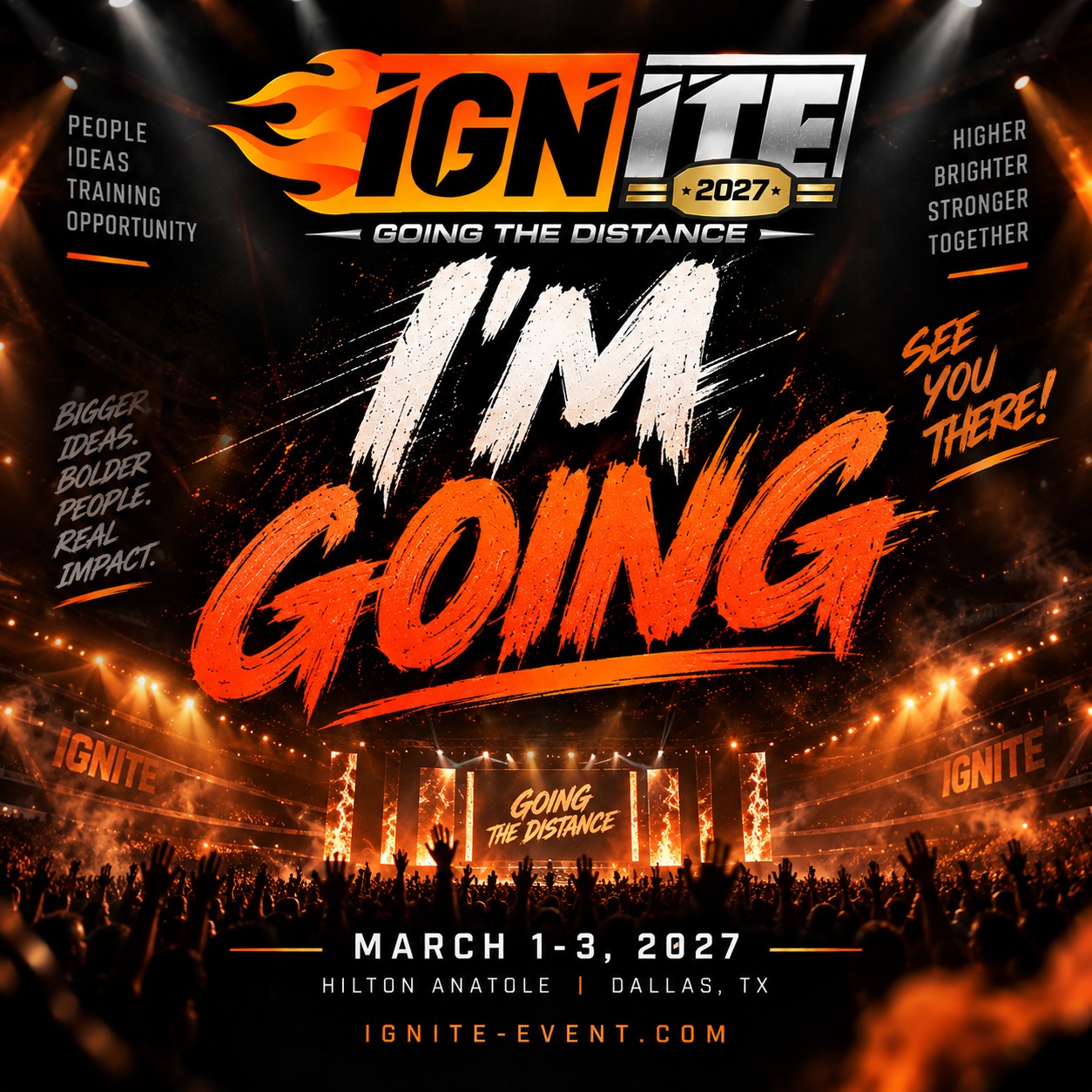 I'm going